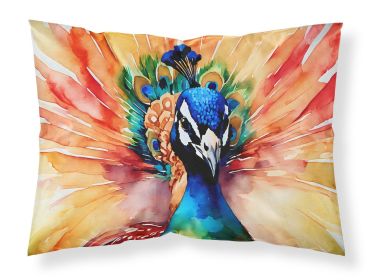 Peacock Standard Pillowcase Lightweight Super Soft Easy Care Decorative Artwork Pillowcase, Standard