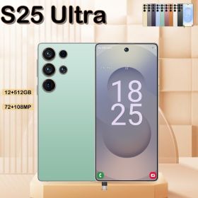 I25 Ultra 5G Unlocked Smartphone,12+512GB Unlocked Phone, 6.8" HD+ Display, Built in Pen, 6000mAh Battery /Face ID+Fingerprint Lock/Dual SIM (Gre