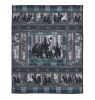 QUILT THROW BLANKET BEAR VERDANTRETREAT 50"X60"