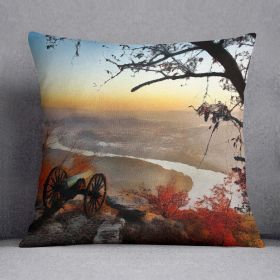 Chattanooga Campaign Painting Cushion (Insert: Without Insert, size: 20" X 20")