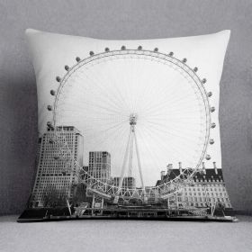 The London Eye Cushion (Insert: With Insert, size: 18" X 18")